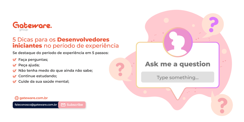 5 dicas para desenvolvedores iniciantes no período de experiência
