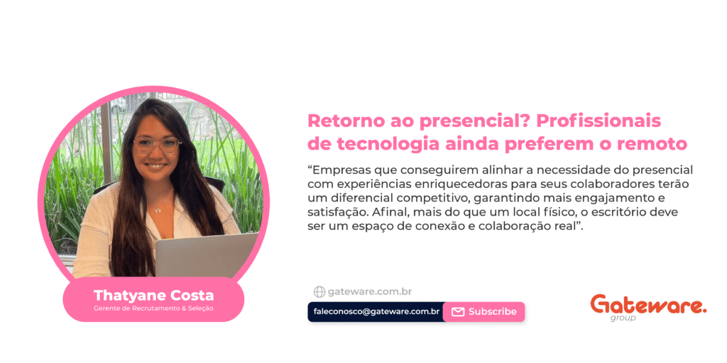 Profissionais de tecnologia ainda preferem o remoto