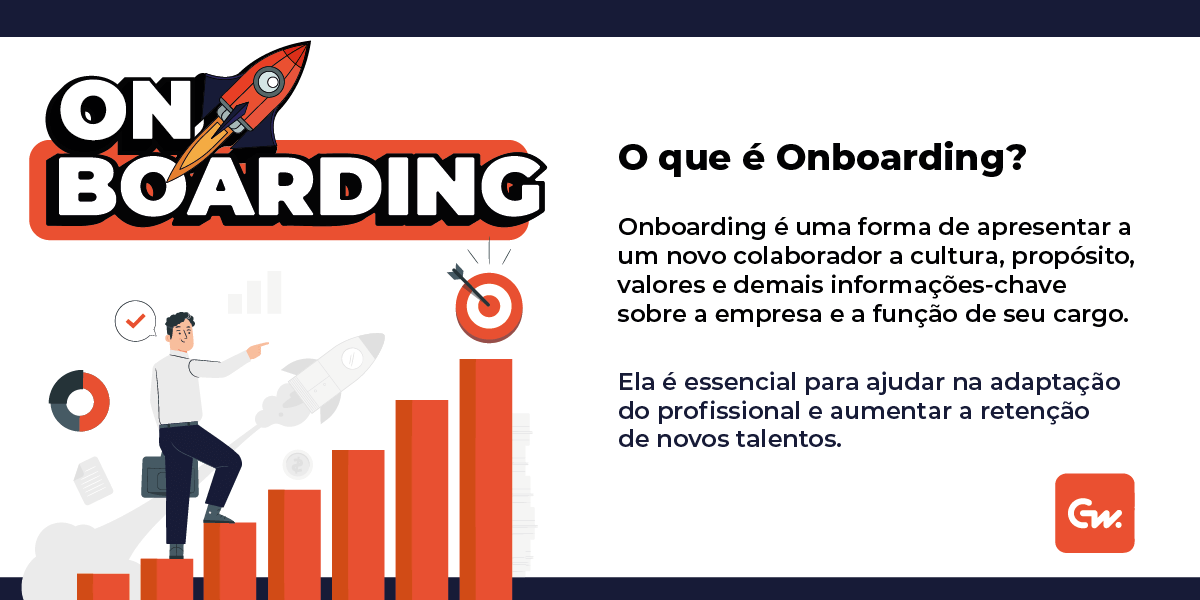 Ilustração explicando o que é Onboarding