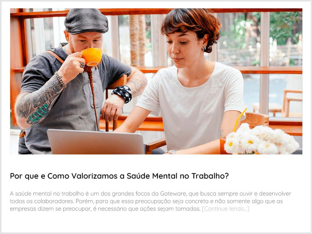 Saúde Mental no Trabalho - Link Building Interno