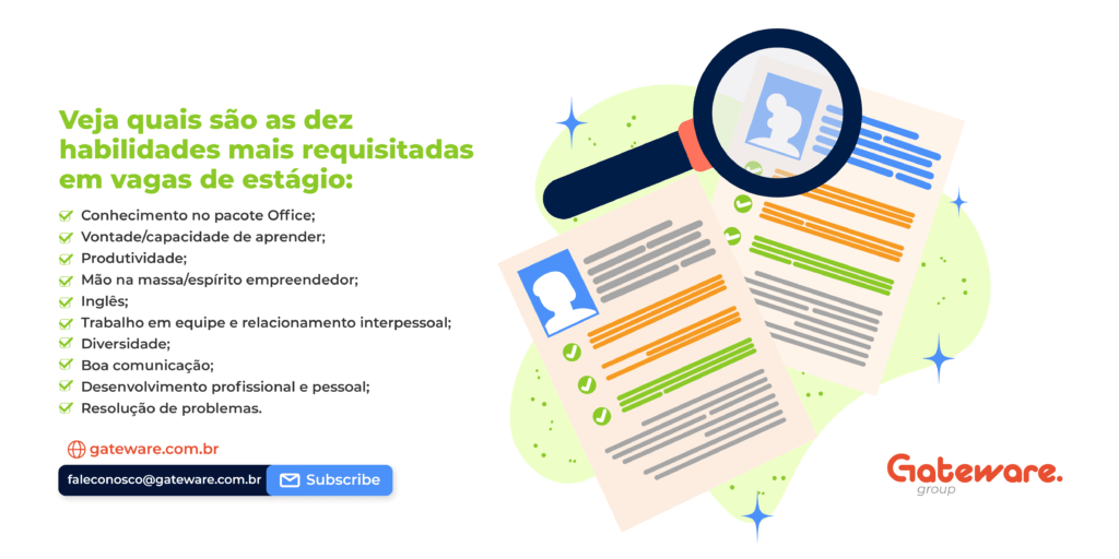 Veja as dez habilidades mais requisitadas em vagas de estágio