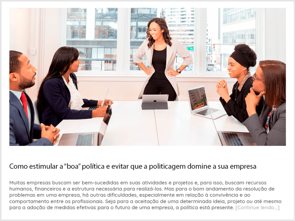 Como estimular a “boa” política e evitar que a politicagem domine a sua empresa