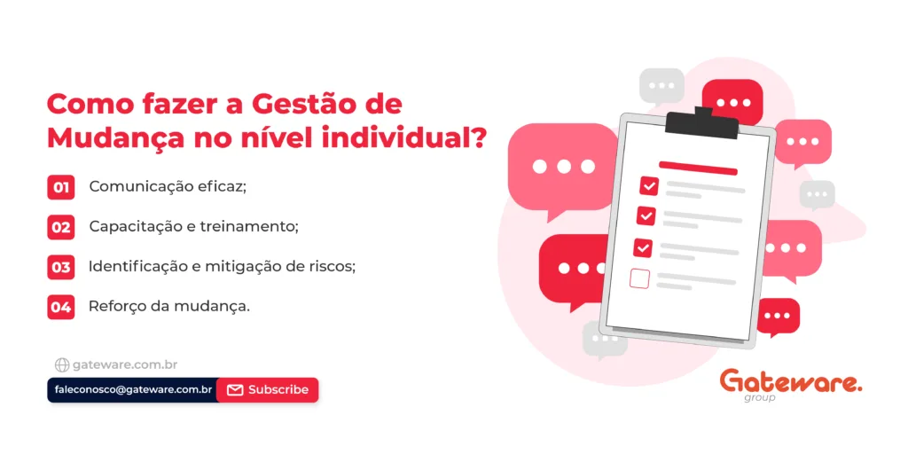 Como fazer a Gestão de Mudança no nível individual