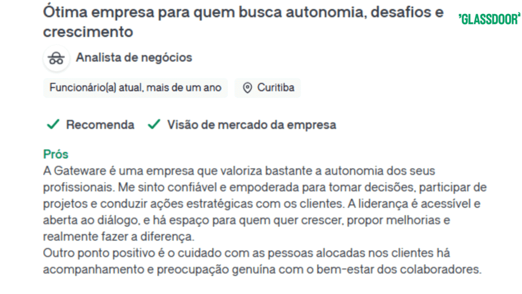 O que os tripulantes e parceiros mais gostam da Nave Gateware