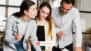 Equipe acompanha a transição de sistemas durante projeto de transformação digital, com foco em continuidade operacional e cutover estratégico.